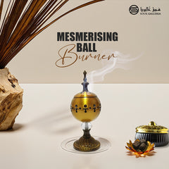Mesmerizing Ball Gold Burner