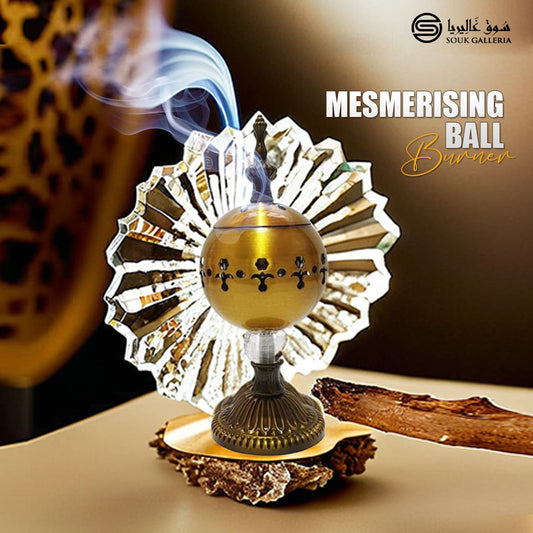Mesmerizing Ball Gold Burner