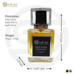 Perfume Mont Blank black Oud