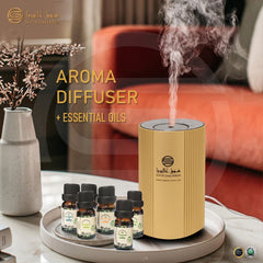 Aroma Diffuser + Essential Oils