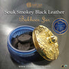 Souk Smokey Black Leather